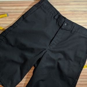 Dickies Black 12" Inseam Shorts